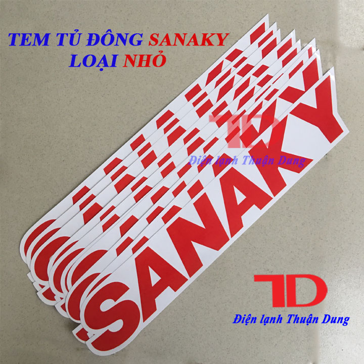 Tem tủ đông SANAKY loại nhỏ