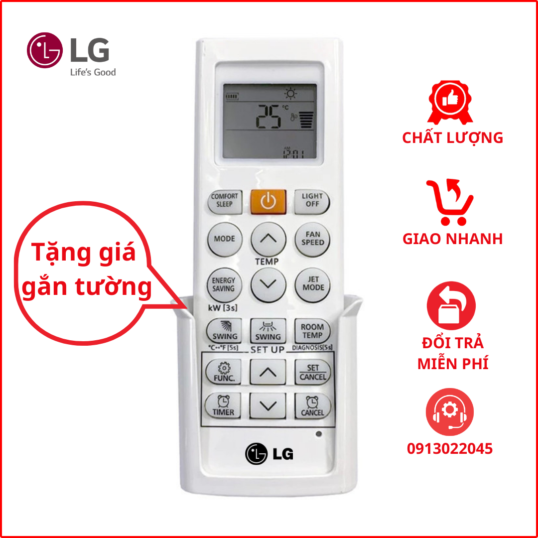Air Conditioner Remote - Lg Inverter Air Conditioner (Genuine).