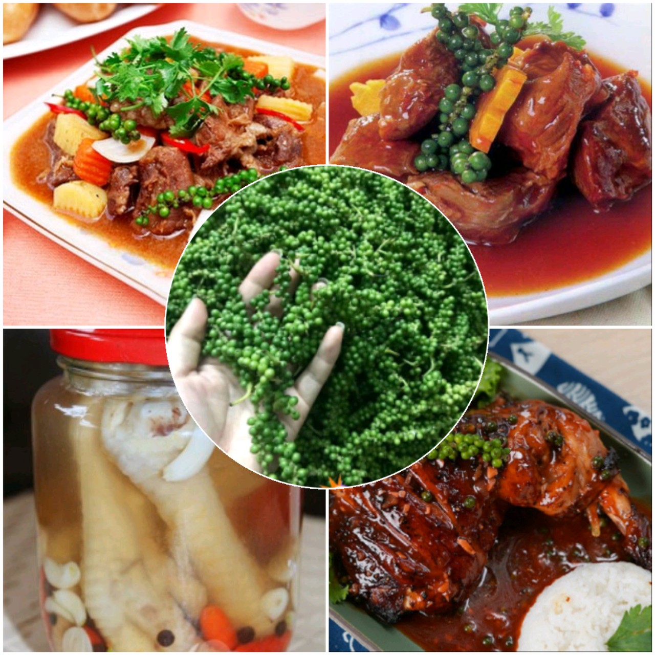 [ 1kg ] tiêu xanh, hồ tiêu, tiêu tươi