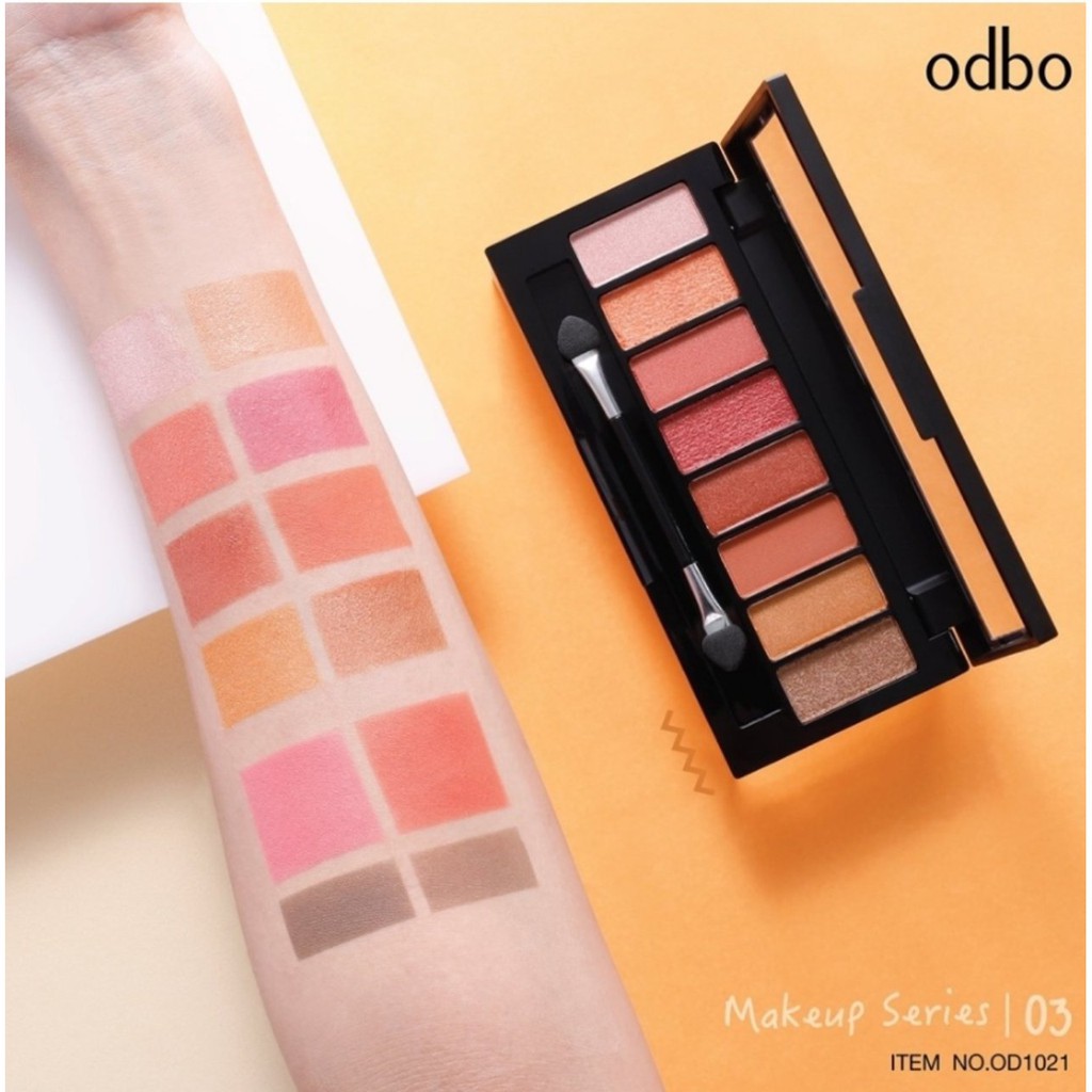 [HCM]Phấn Mắt Odbo 2 Tầng Makeup Series OD1021