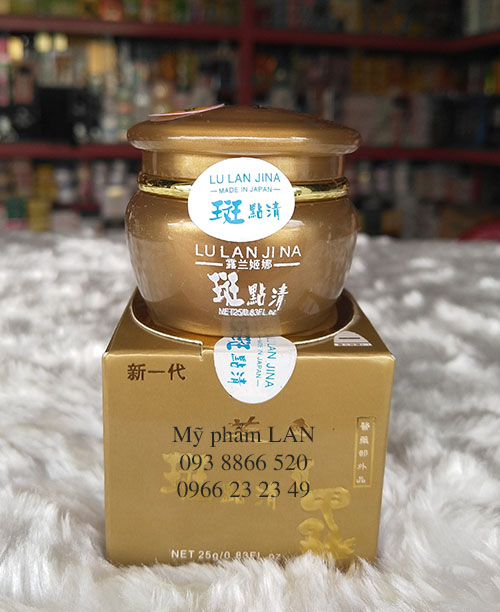 Kem sâm linh chi lulan jina trắng da chống nhăn nám tàn nhang 40g