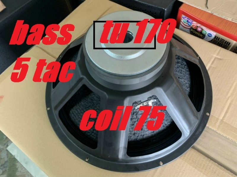 1 ĐÔILOA BASS 4 ÔM 5 TẤC TỪ COIL 75,CHUYÊN DÙNG CHO LOA KÉO