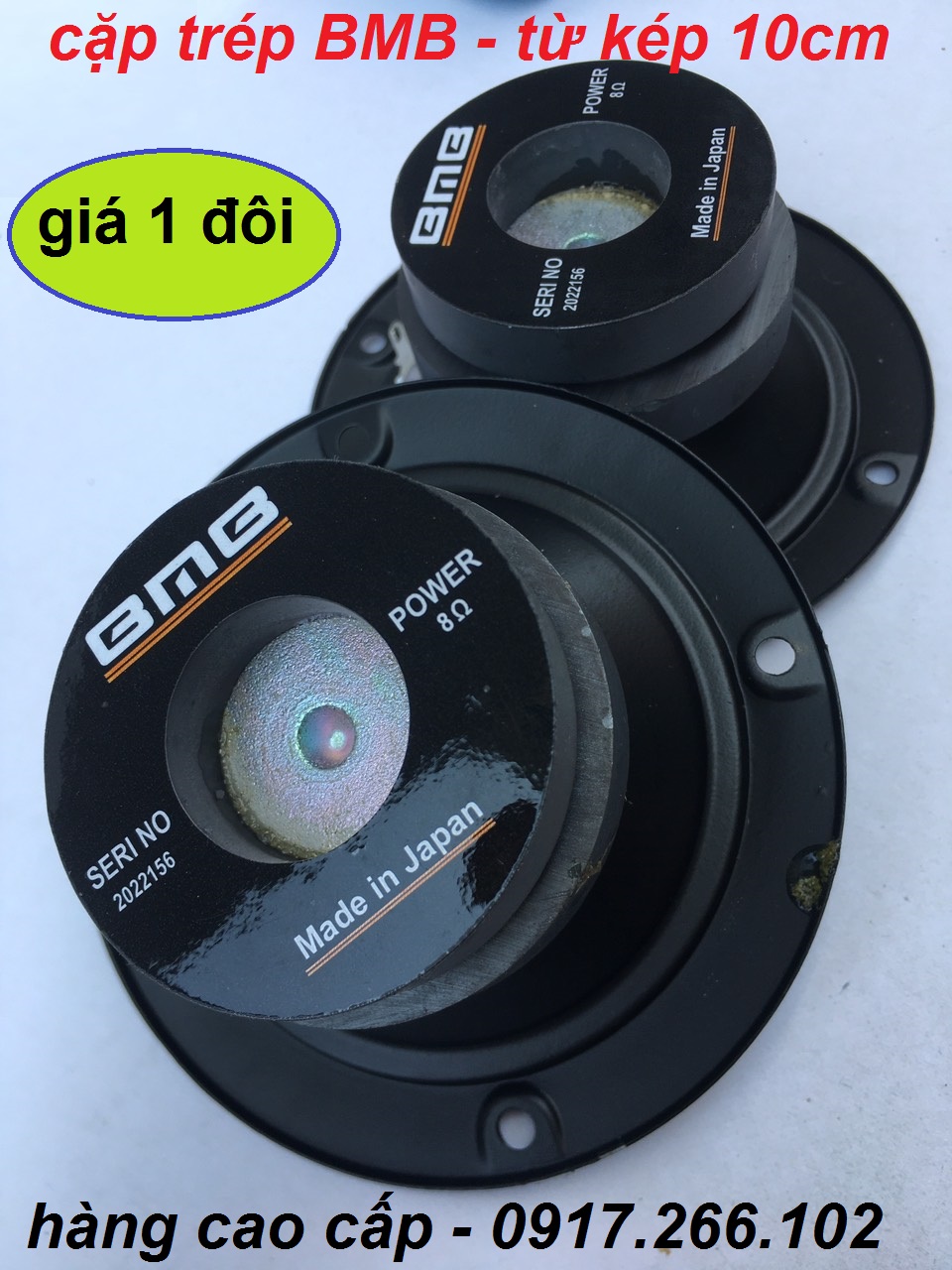 Loa treble bmb tròn 2 từ 10cm cao cấp - giá 1 cặp