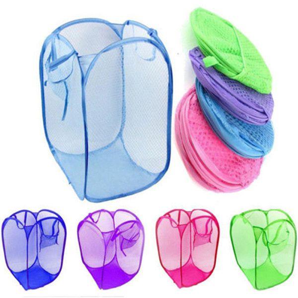 Sọt lưới đựng quần áo đồ chơi gấp gọn đa năng cho bé