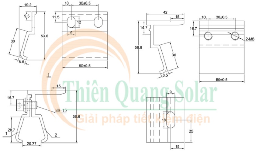 [HCM]Kẹp sóng tôn cliplock