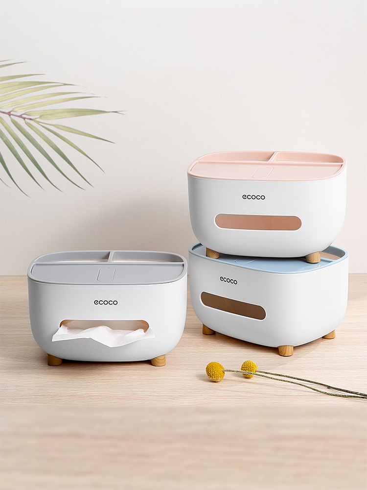Hộp đựng giấy để bàn cao cấp Ecocoo