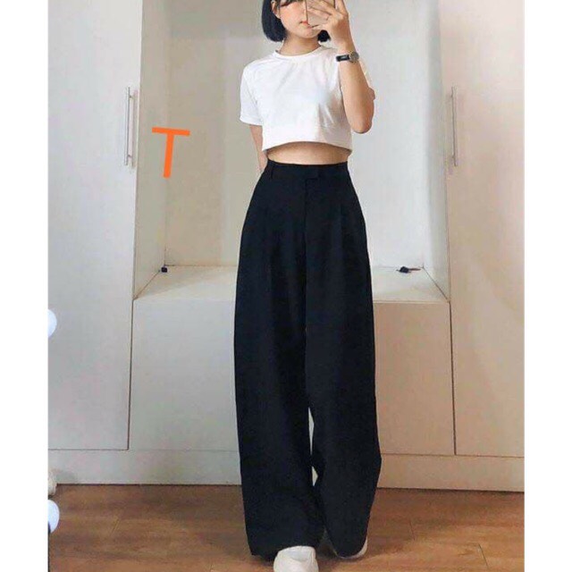 SÉT ÁO CLOPTOP KÈM QUẦN LỬNG ỐNG RỘNG SIÊU NĂNG ĐỘNG