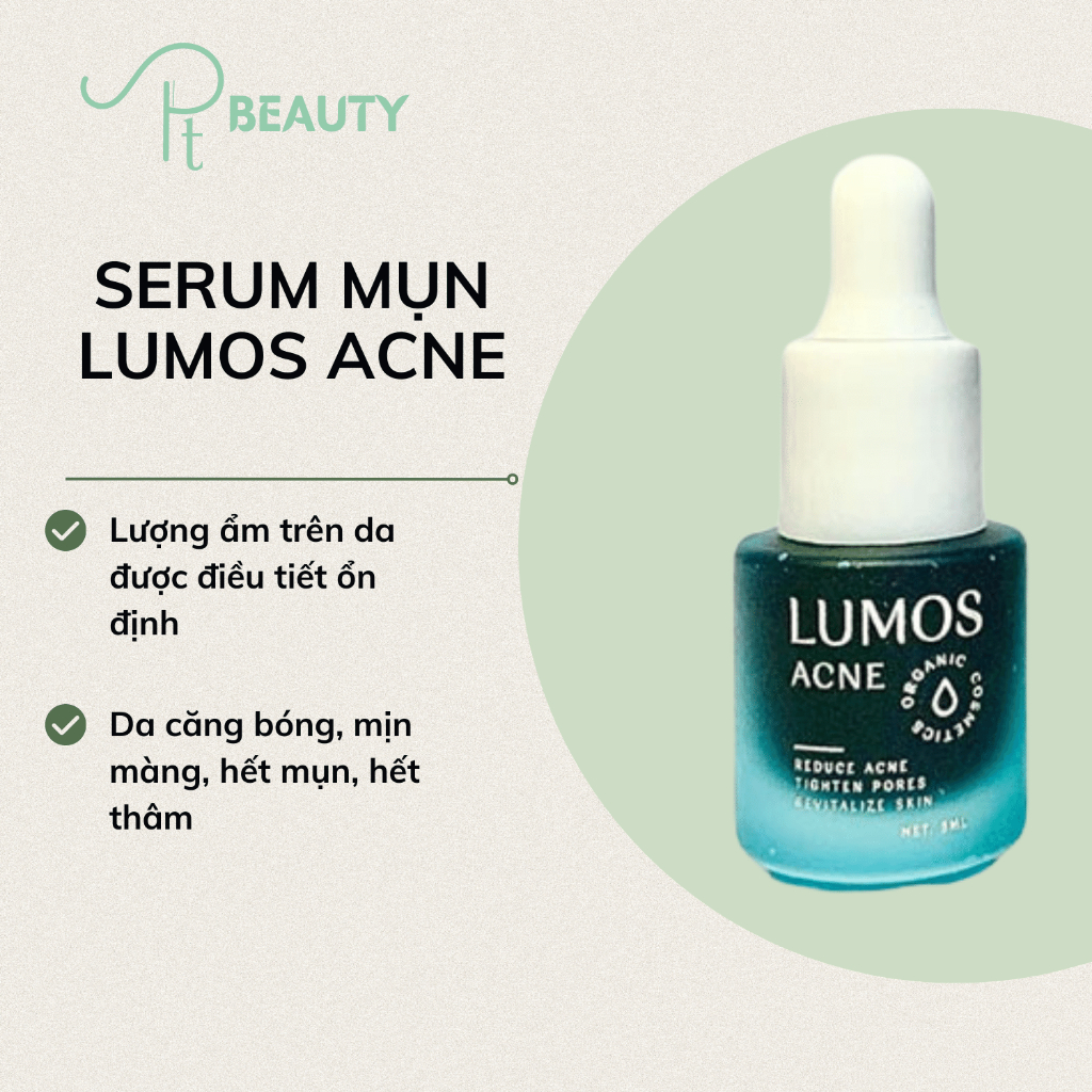 Serum mụn Lumos mẫu mới 2021