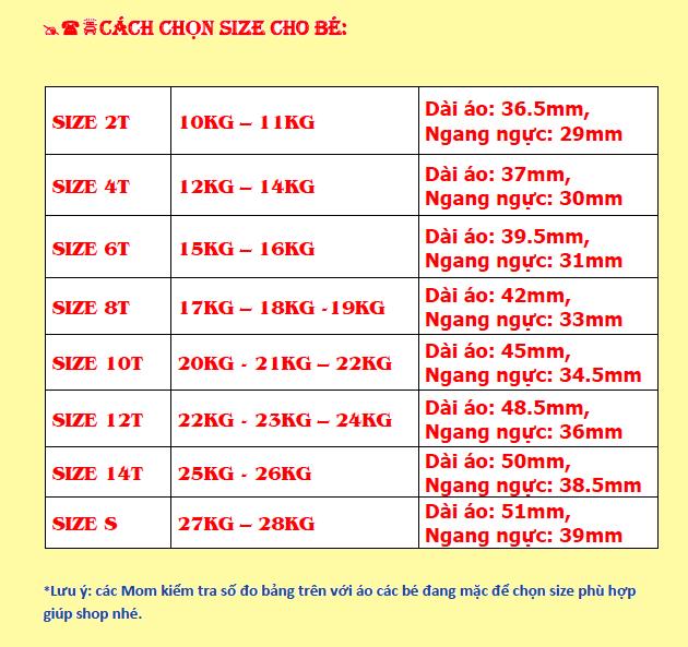 Áo thun bé trai từ 10kg - 28kg