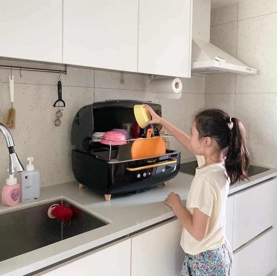 Máy Sấy Kèm Tiệt Trùng Chén Bát Heimchef 70L Hàn Quốc