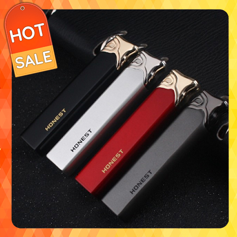 Hộp Quẹt Bật Lửa Khò 1 Tia Honest BCZ-333 - Bật Lửa Ga - Hộp Quẹt Khò Nhiều Màu (KHÔNG CHỨA XĂNG GAS)