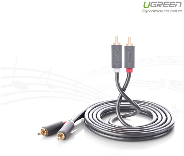 Cáp AV hoa sen 2 đầu RCA dài 3m  Ugreen 10519 Cao cấp