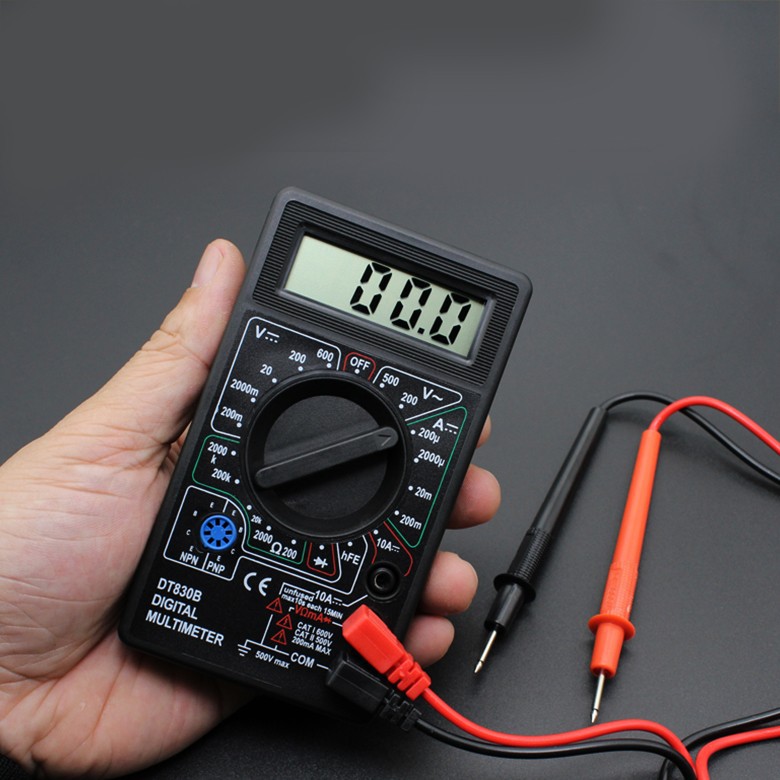[Tặng kèm Pin 9V] Đồng Hồ Vạn Năng DT830B đo vom kế