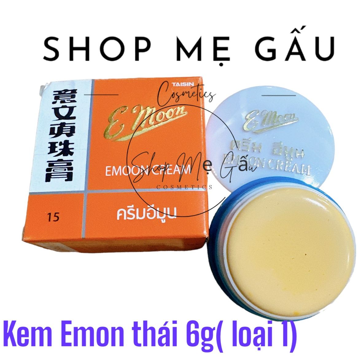 LẺ 01 hũ kem trắng da EMoon thái 6g