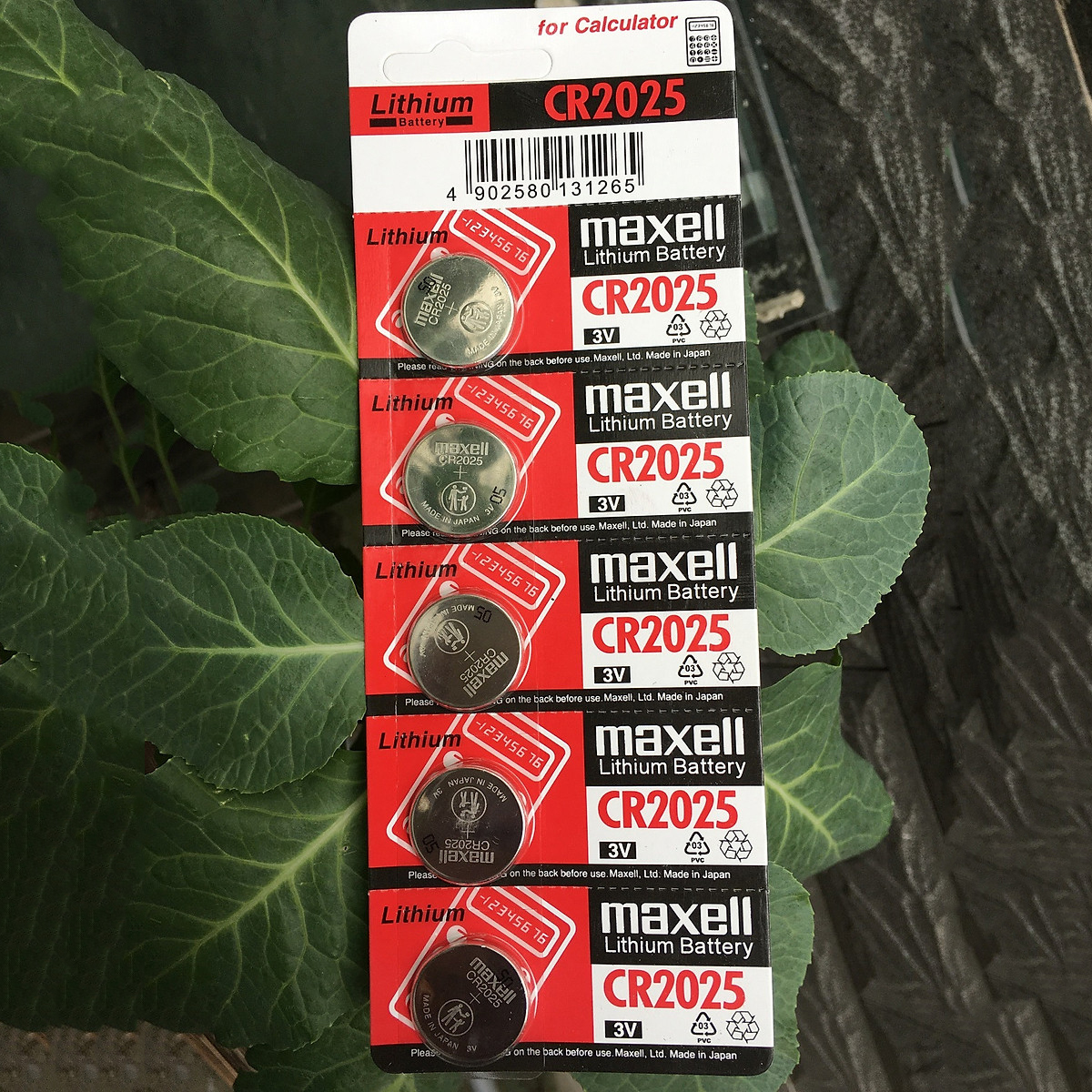 Combo 2 Pin CR2025  Maxell Lithium  3V