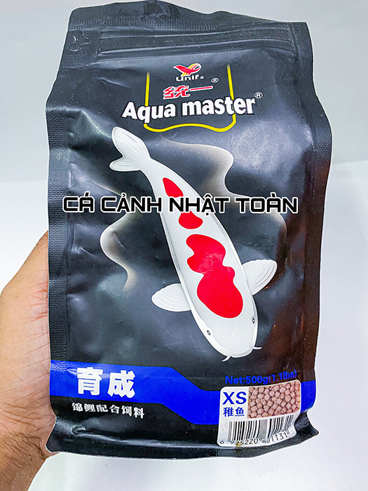 "hoàn tiền đến 10%" thức ăn cá koi aquamaster growth đài loan túi nguyên 500gram