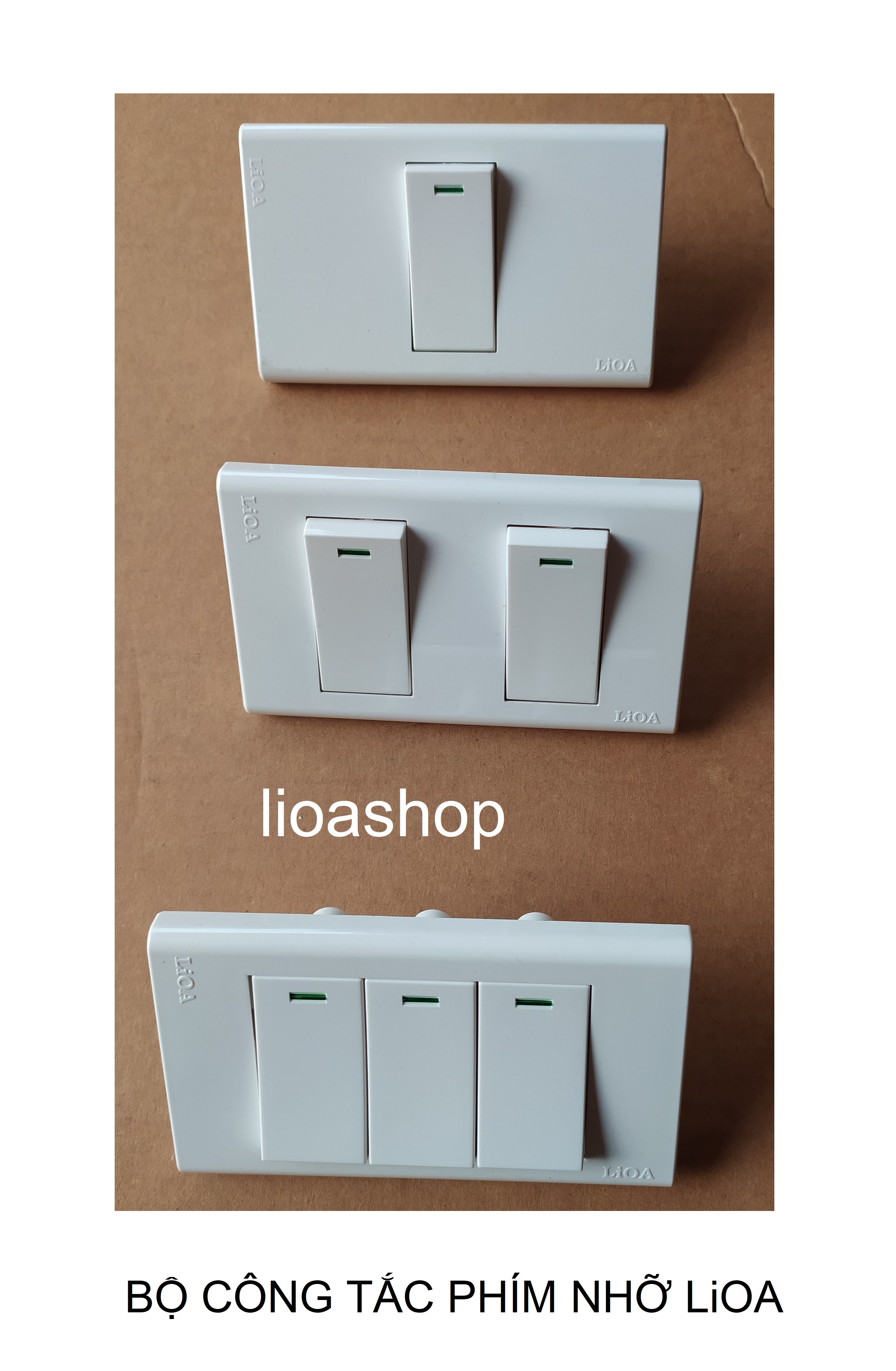 CÔNG TẮC ĐÔI 1 CHIỀU VÀ 2 CHIỀU LiOA PHÍM NHỠ