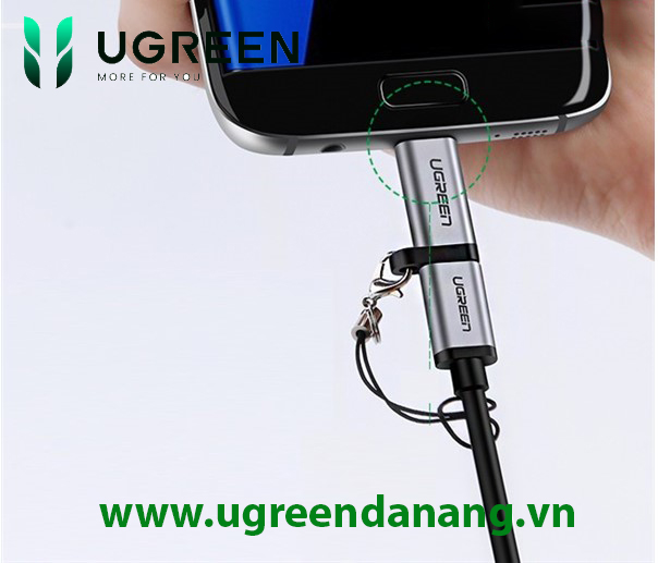 Đầu chuyển đổi Micro USB to USB type-C chính hãng Ugreen 50590 cao cấp