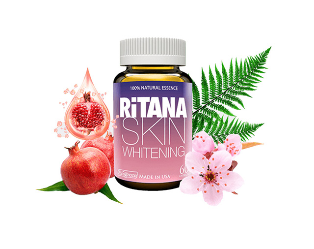 Viên uống trắng da RiTANA – Hỗ trợ giúp da trắng sáng (Hộp 60 Viên)