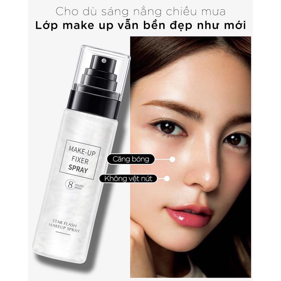 Xịt Khóa Nền Trang Điểm Star Flash Make Up Spray
