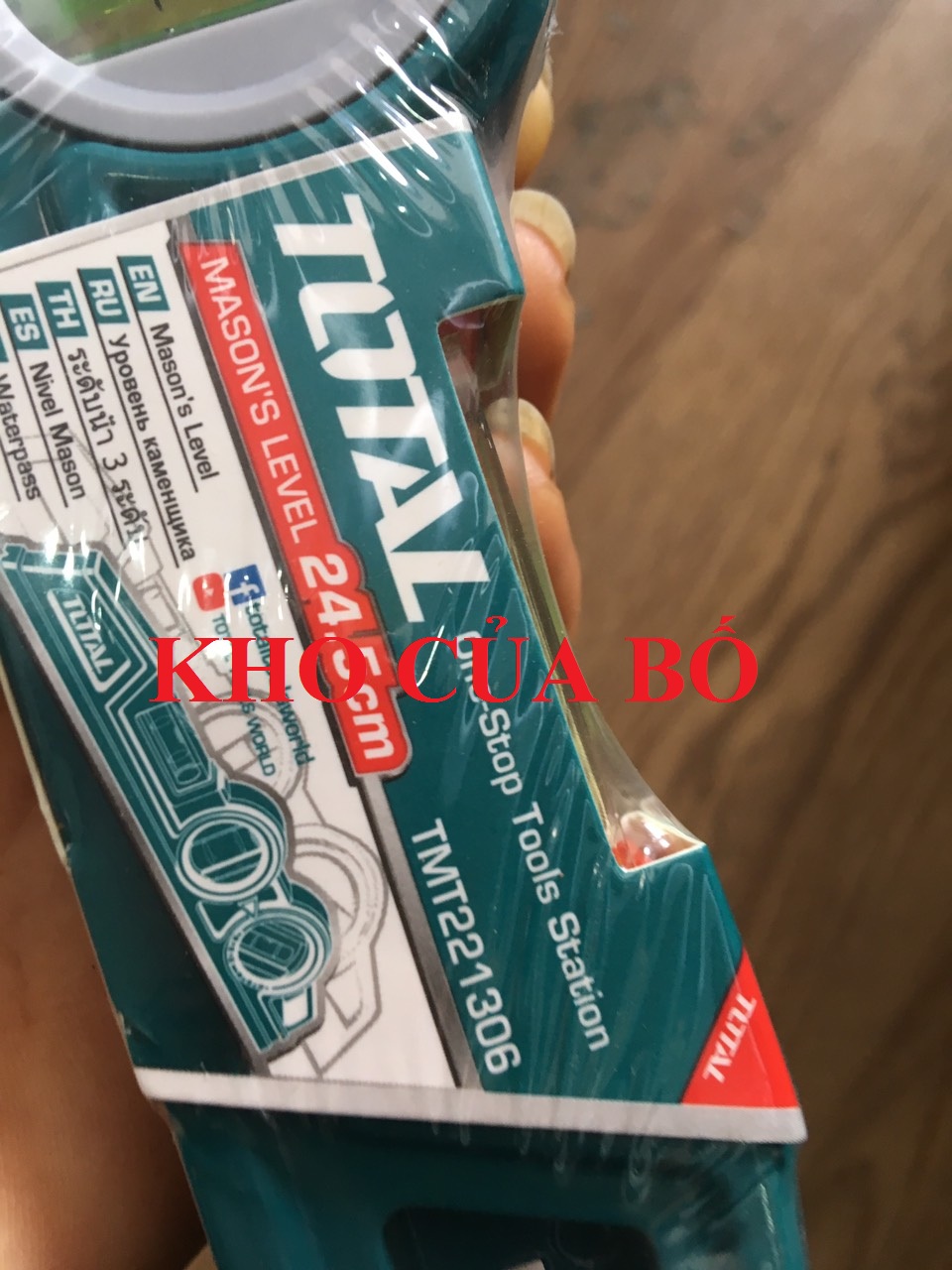 Thước thủy ống 24.5cm total TMT221306