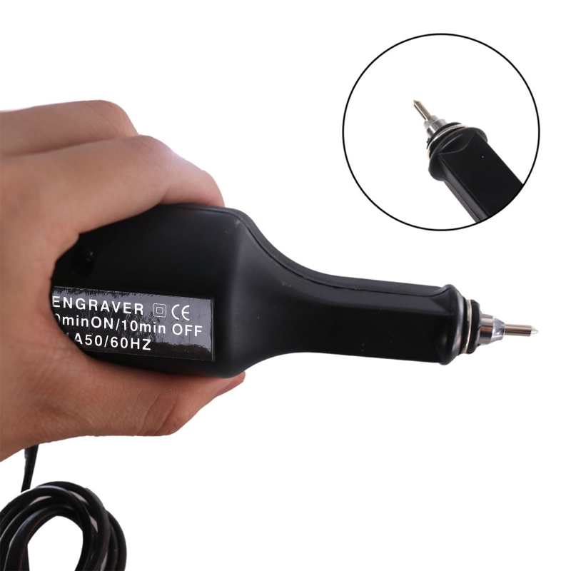 Bút Khắc Điện 220V, Đầu Đục Máy Vẽ Trên Kính Gỗ Kim Loại Nhựa Gốm