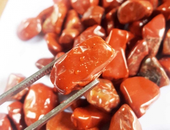 Túi Tài Lộc đá Thạch Anh Đỏ 100g,200g,300g may mắn