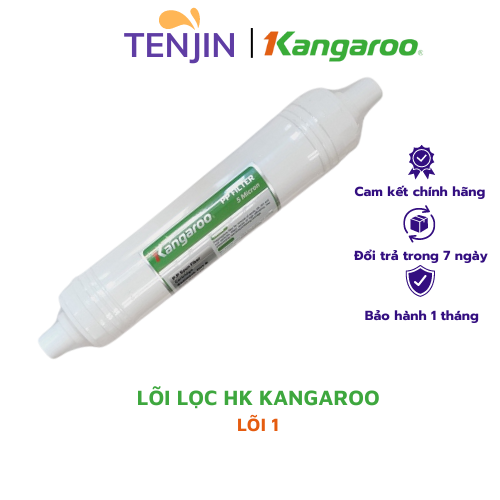 Bộ lõi lọc nước Kangaroo lõi số 123 đúc cắm nhanh HK cho máy lọc nước Kangaroo - Hàng chính hãng