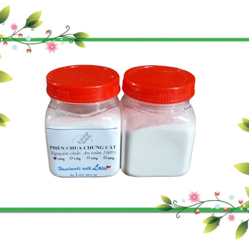 Lọ 100gr Bột phèn chua chưng khô nguyên chất (Phèn phi)