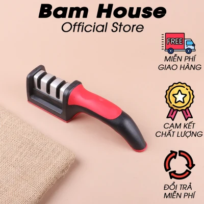 [HCM]Dụng cụ mài dao 3 rãnh inox Bam House loại lớn cao cấp MD01 - BamBam Store