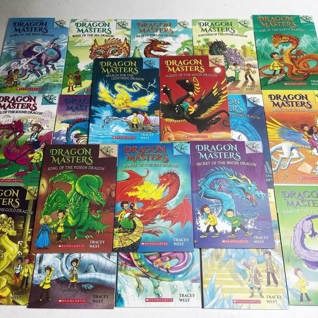 Bộ - KHông hộp No box - DRAGON MASTERS - Bản mới nhất 30 quyển