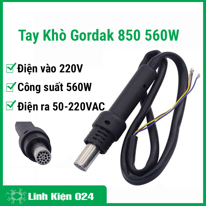 Tay khò nhiệt gordak 850 560w