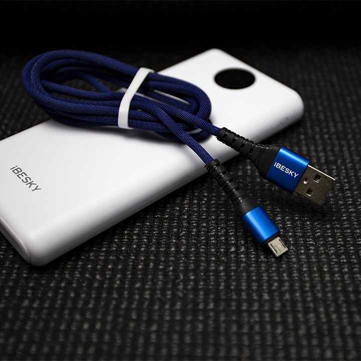 Dây Sạc Micro USB (SS) IBESKY LS32 X14  Cho Android Chính Hãng