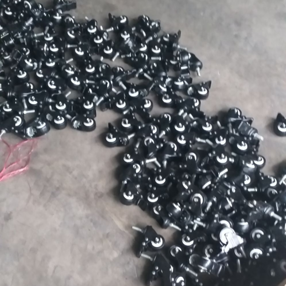 [HCM]Bánh xe đẩy malaisia phi 50 có khóa ty ren 12
