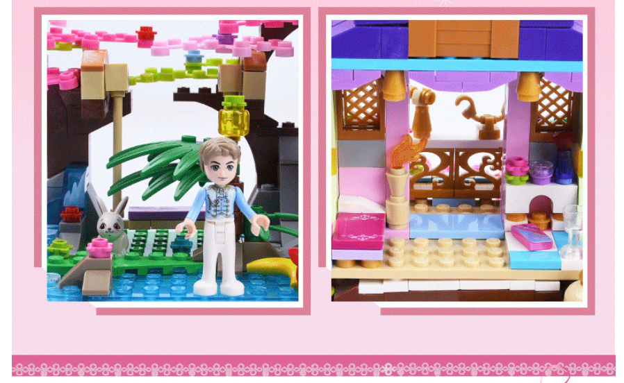 Lego khu vườn bí mật 498 chi tiết