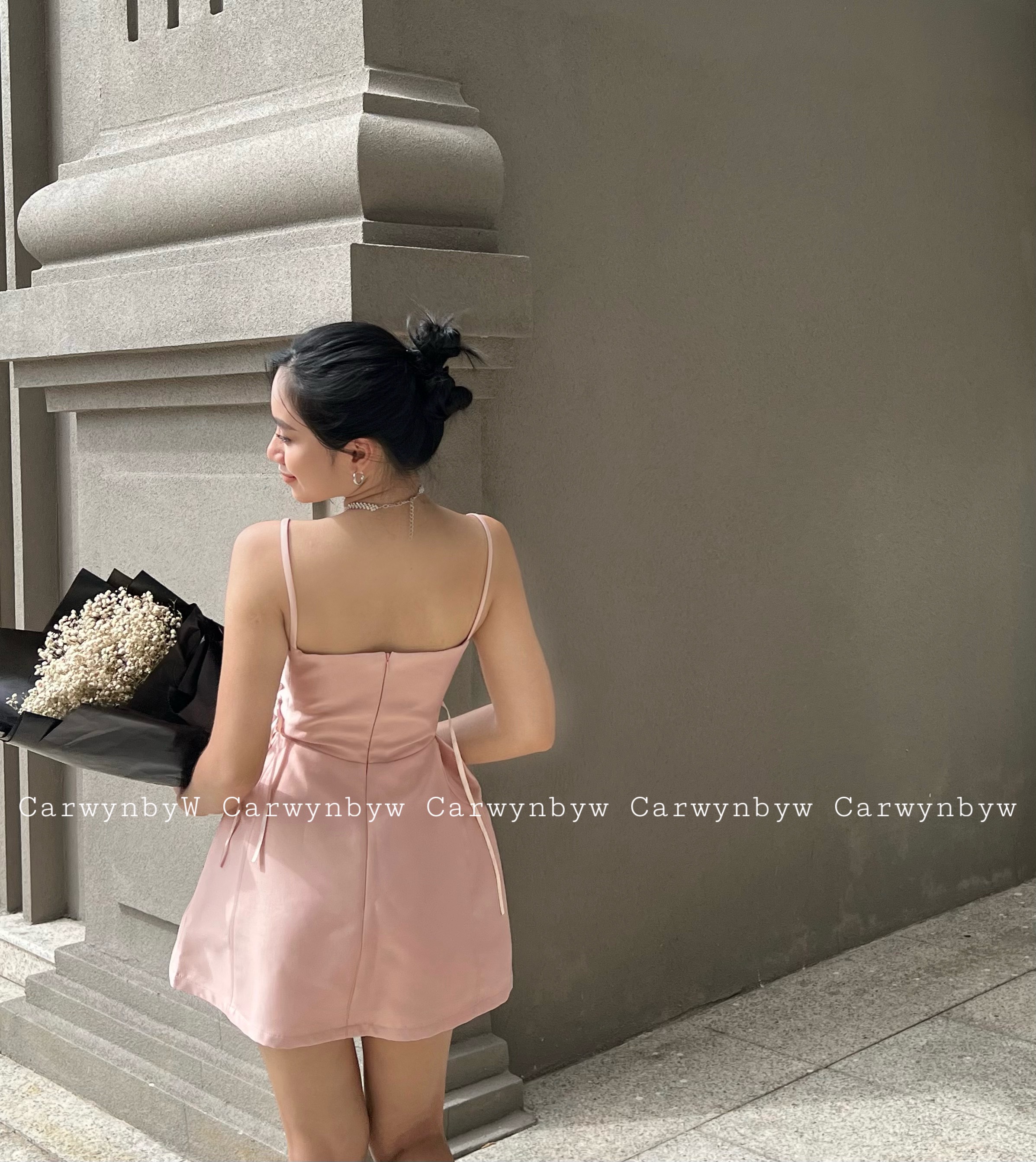 Đầm Corset Cúp Ngực Đan Dây Có Lót Quần (Koki Dress)