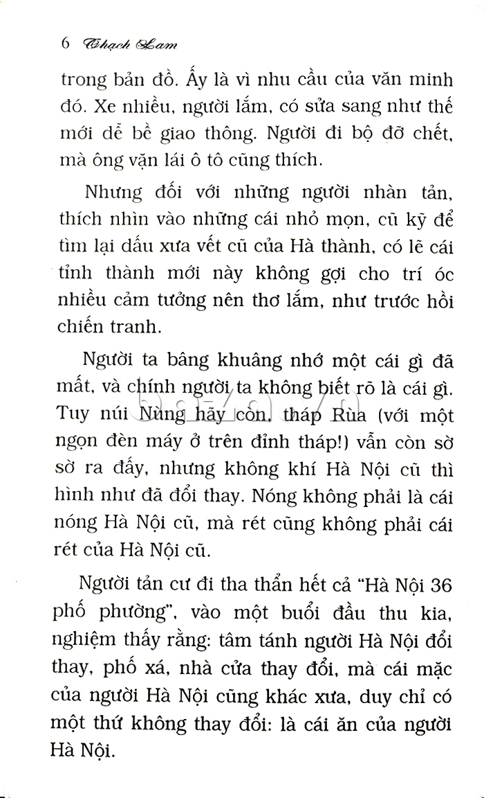 Sách: Hà Nội 36 Phố Phường, Thạch Lam