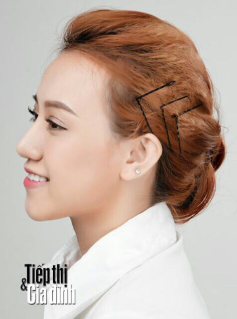 SET 36 Cây Kẹp Tăm Đen BOB Cao Cấp