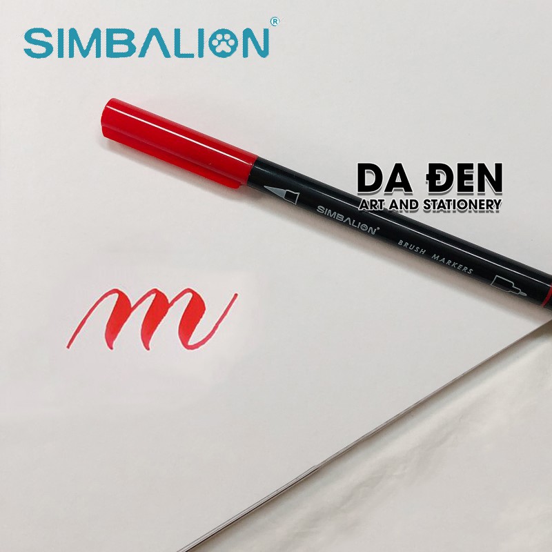 [HCM]P2-Bút Cọ 2 Đầu Simbalion Dual Brush Pen