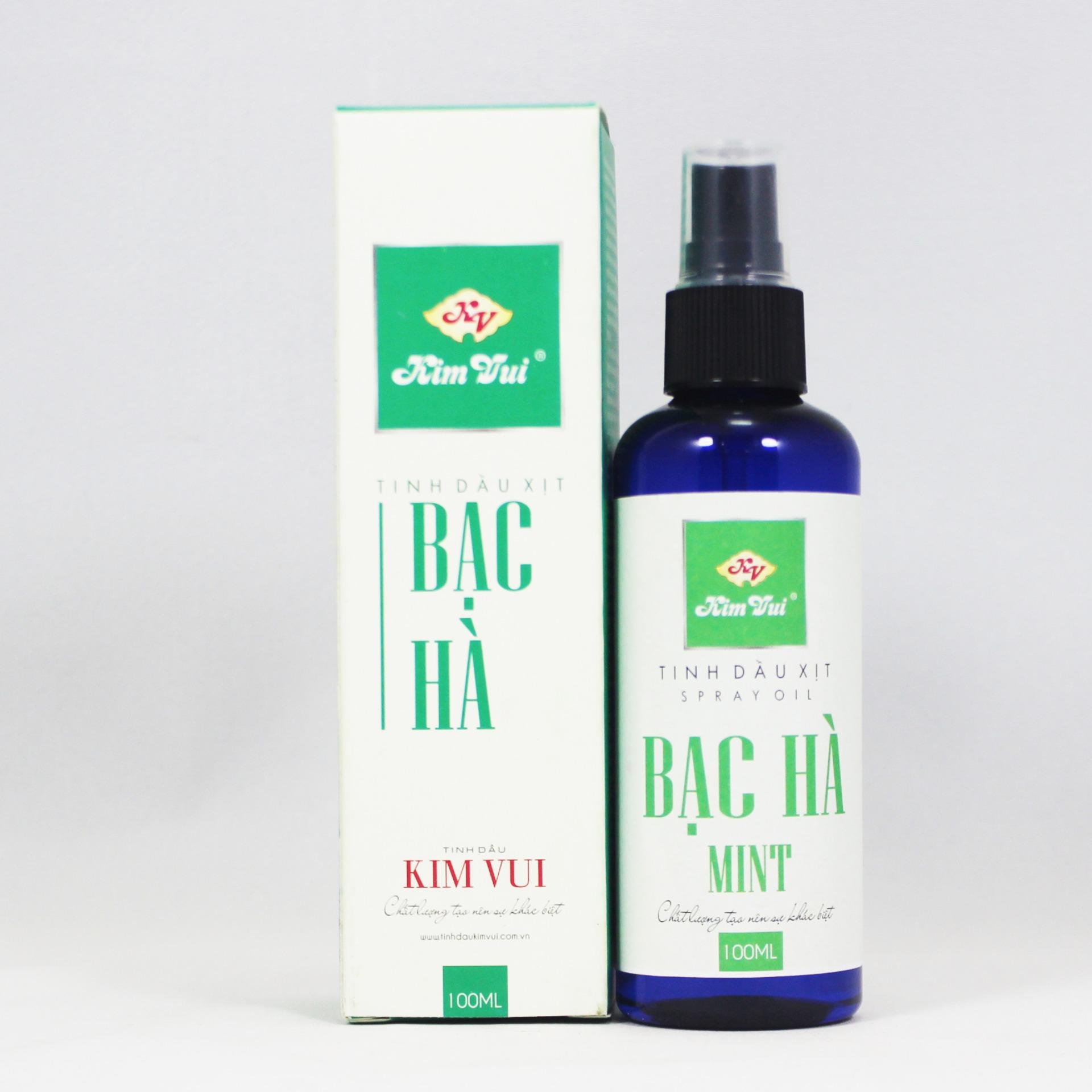 Tinh dầu xịt phòng Bạc hà Kim Vui 100ml
