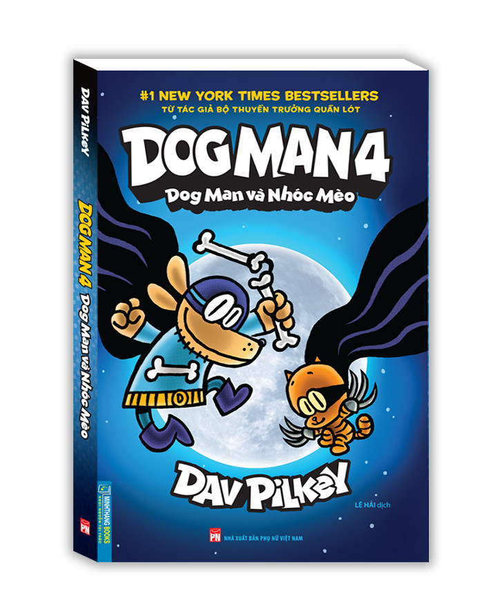 Dog man 4 - dog man và nhóc mèo
