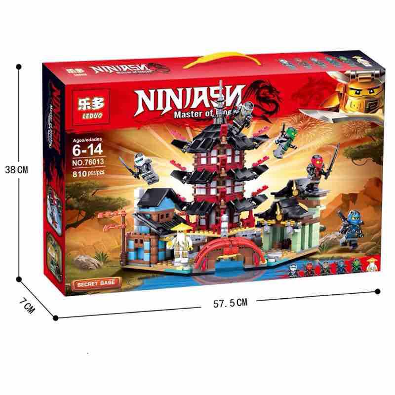 Đồ chơi lắp ráp Ninja Đền Airjitzu - LEDUO 76013