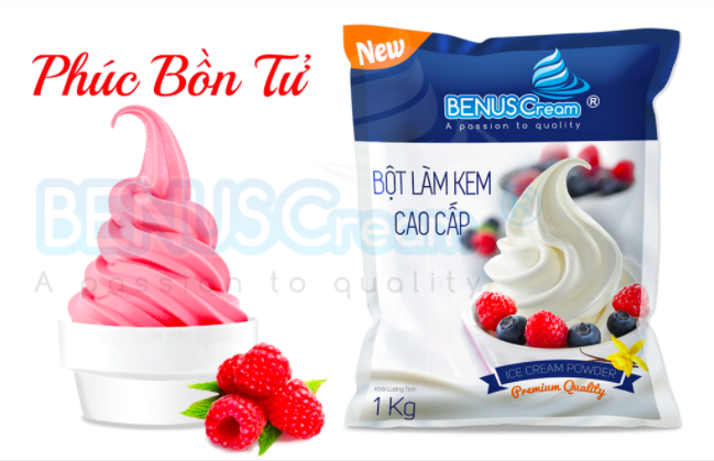 Bột Làm Kem Tươi Cao Cấp Phúc Bồn Tử