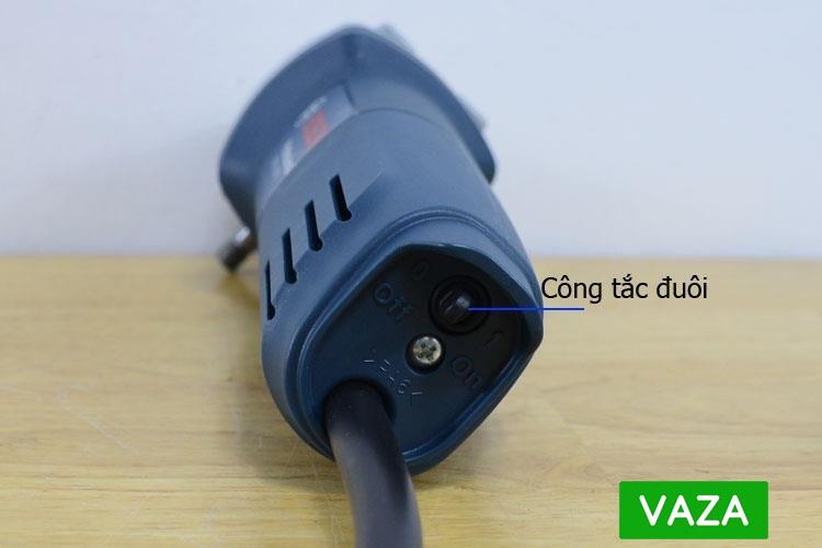 Máy mài góc Bosch GWS 6-100S - Công tắc đuôi