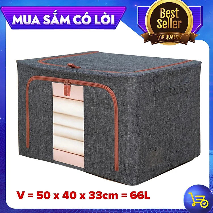 Túi chăn màn khung sắt nhật bản, túi đựng chăn mền quần áo cao cấp chính hãng dododios – hàng xuất khẩu
