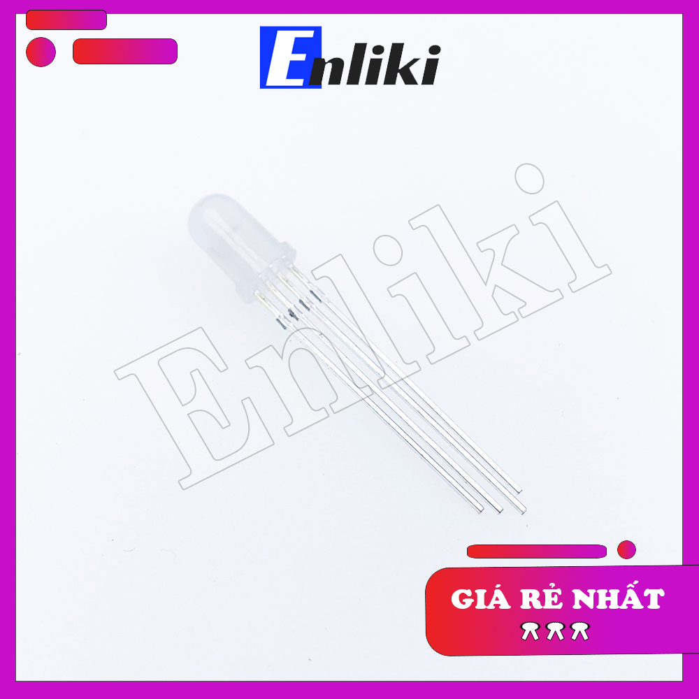 Led 3 màu RGB 5mm (anot Chung)