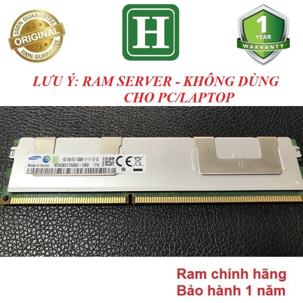 Bảng giá Ram Server DDR3 4GB ECC REG bus 1333 tháo máy bảo hành 1 năm không dùng cho máy bàn PC thường Phong Vũ