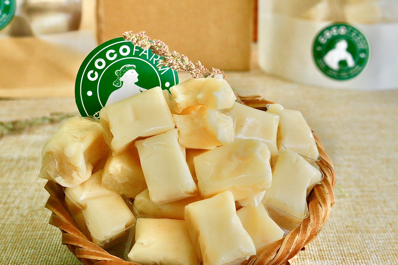 Kẹo dừa sáp Cocofarm bịch 500gram