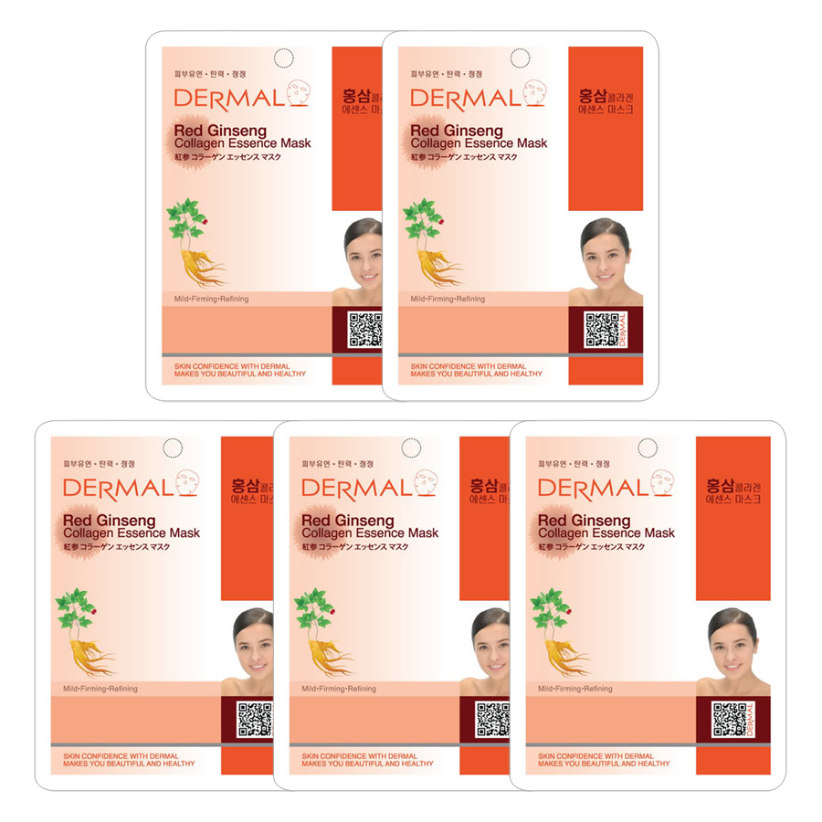 Mặt nạ Dermal dưỡng da tinh chất hồng sâm và collagen 23g