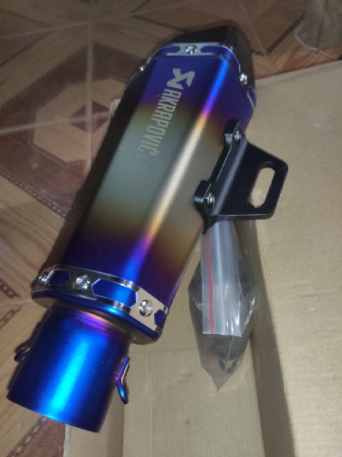 Pô Akrapovic đùi gà cao cấp [MÀU TITAN]